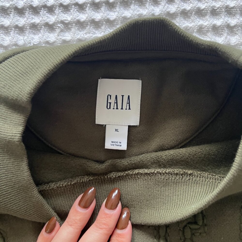 Gap x Cult Gaia Cropped Logo Sweatshirt - Picture 6 of 7